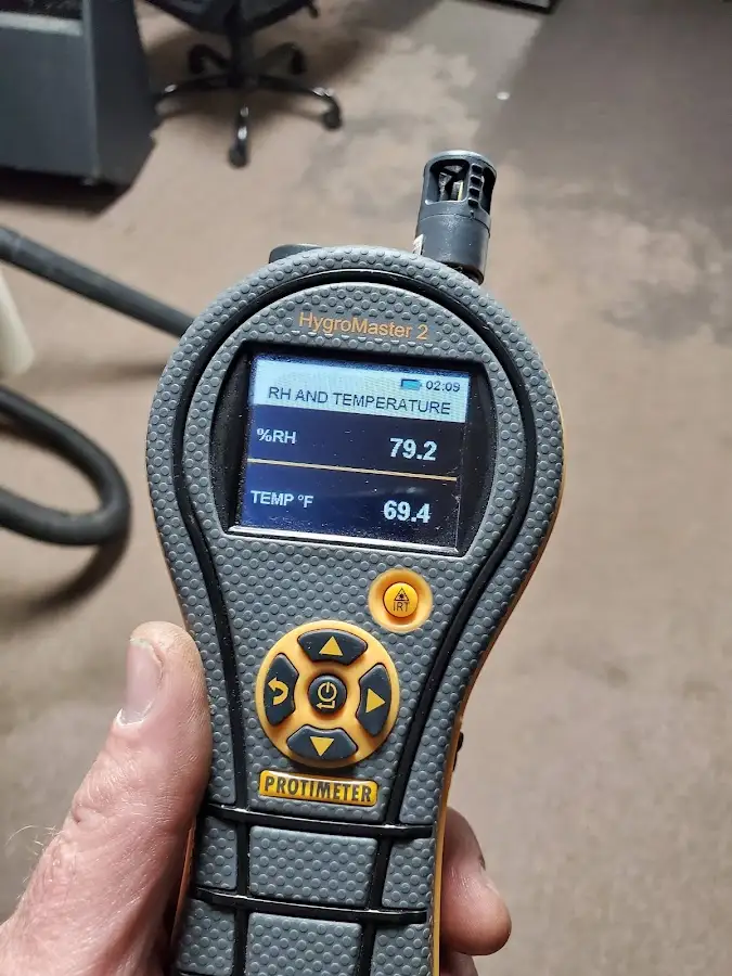 Moisture meter humidity assessment for Fire & Smoke Damage Restoration in Weddington